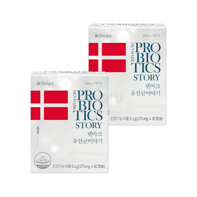 덴프스 덴마크 유산균이야기, 30정, 2개