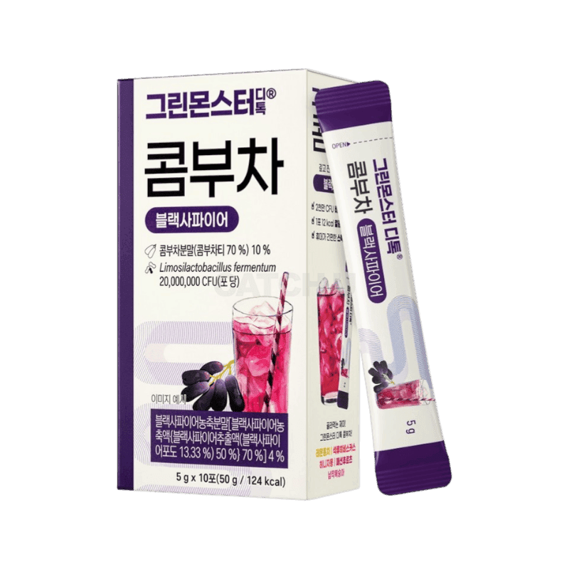 그린몬스터 디톡 콤부차 블랙사파이어, 5g, 10개입, 1개