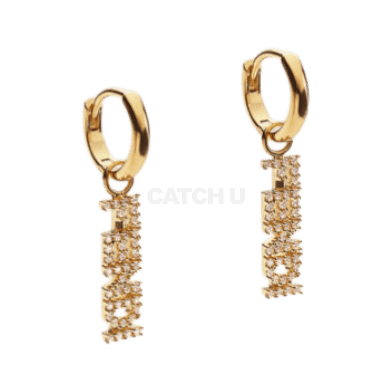 펜디 펜디그라피 이어링 8ah253a44gf089u