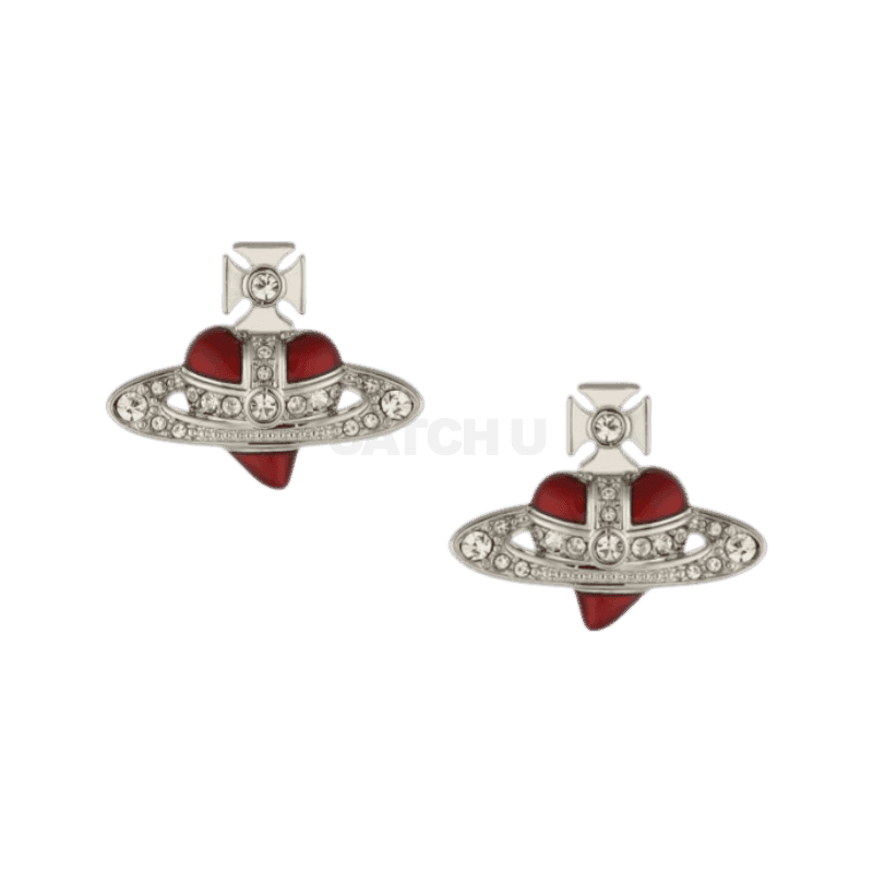 비비안웨스트우드 뉴 디아망테 하트 귀걸이 VPSCJW2011